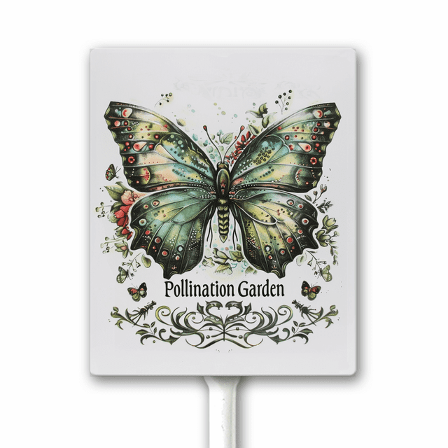 Pollinator Habitat sign, Pollinator Garden Sign, Butterfly Garden Sign ...