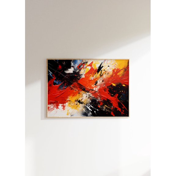 Pollock Poster - Colorful Wall Art As Pollock Print, Pollock Abstract Art, Maximalist Wall Art, Jackson Pollock, Trendy Wall Art, Famous Art Wall Art, Modern Wall Decor, 24x36 UNFRAMED