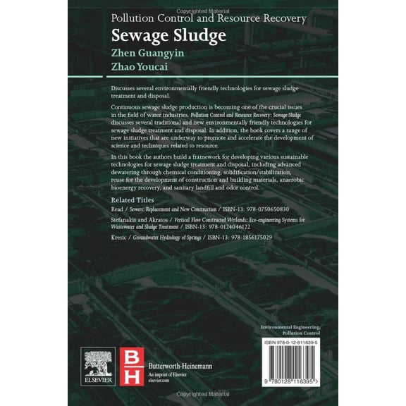 Pre-Owned Pollution Control and Resource Recovery: Sewage Sludge [Paperback] Youcai, Zhao and Guangyin, Zhen