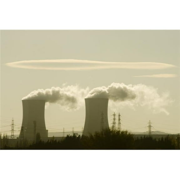 Pollution From Smoke Stacks Poster Print - 19 x 12