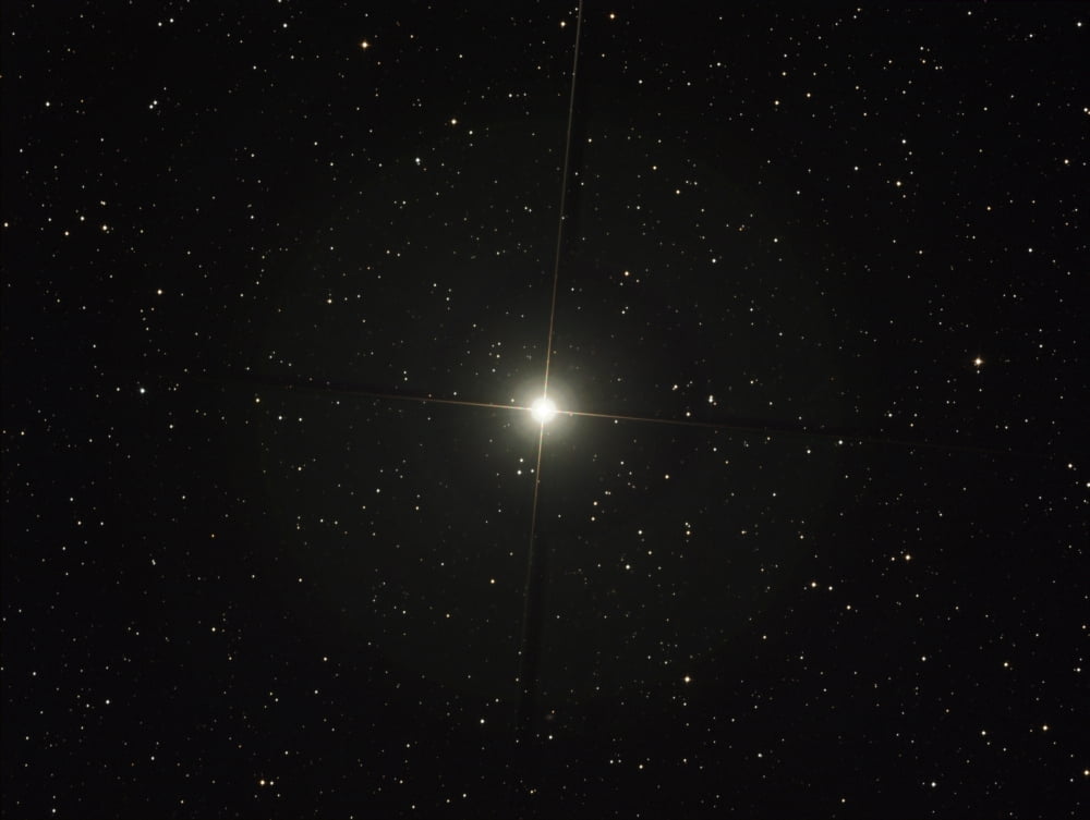 Pollux is an orange giant star in the constellation of Gemini Canvas Art - Filipe AlvesStocktrek Images (16 x 12)