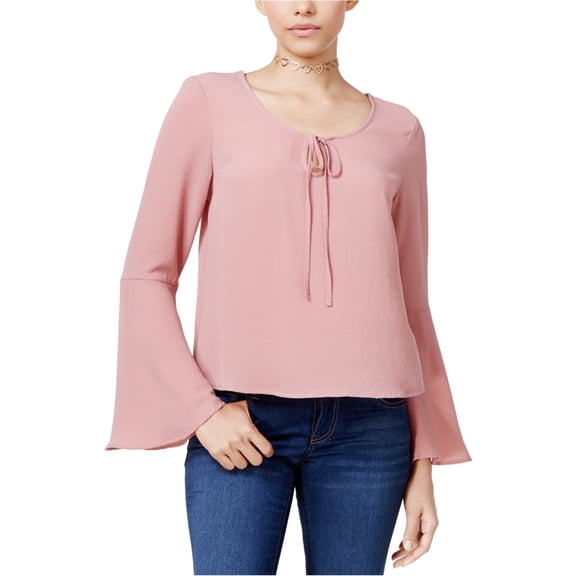 Polly & Esther Womens Pasant Knit Blouse