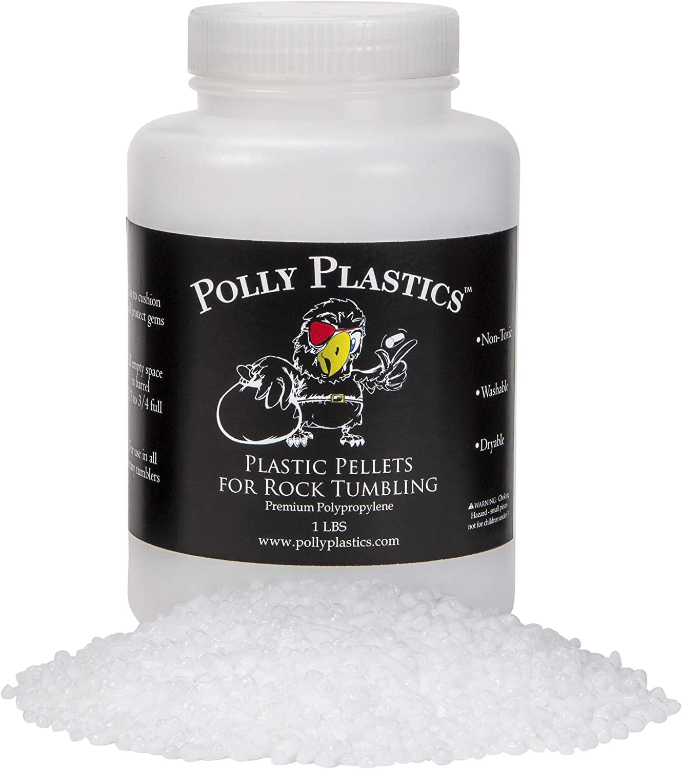 Polly Plastics Polypropylene Plastic Poly Pellets Rock Tumbling Media