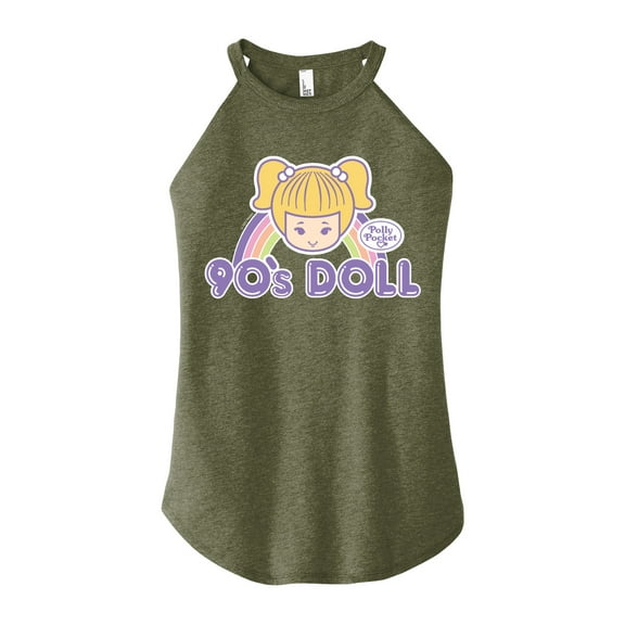 Polly Pocket - 90S Doll - Juniors High Neck Tank Top
