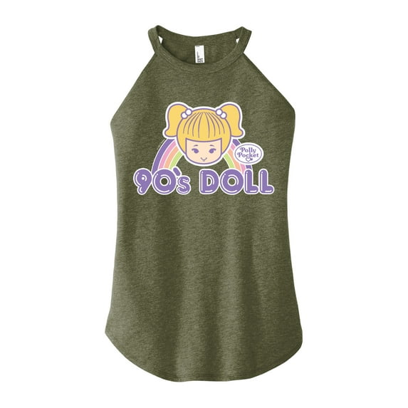 Polly Pocket - 90S Doll - Juniors High Neck Tank Top