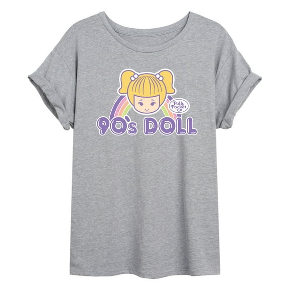 Polly Pocket - 90S Doll - Juniors Ideal Flowy Muscle T-Shirt
