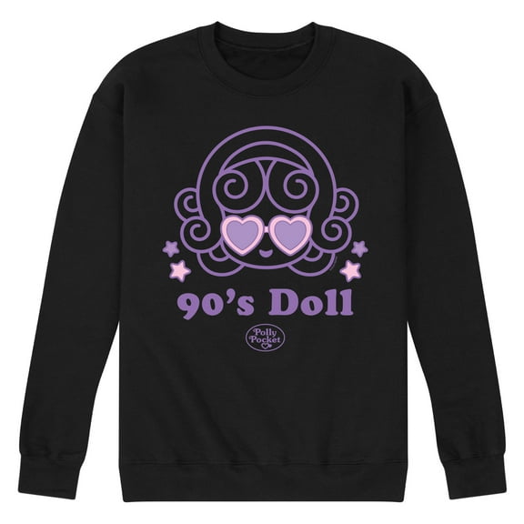 Polly Pocket - 90S Doll Polly Pocket - Men's Crew Fleece Sweatshirt