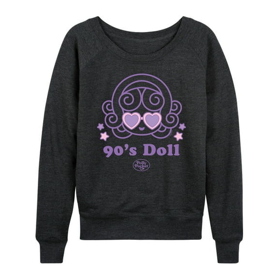 Polly Pocket - 90S Doll Polly Pocket - Women's French Terry Long Sleeve Shirt