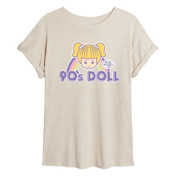 Polly Pocket - 90S Doll - Women's Oversized Graphic T-Shirt