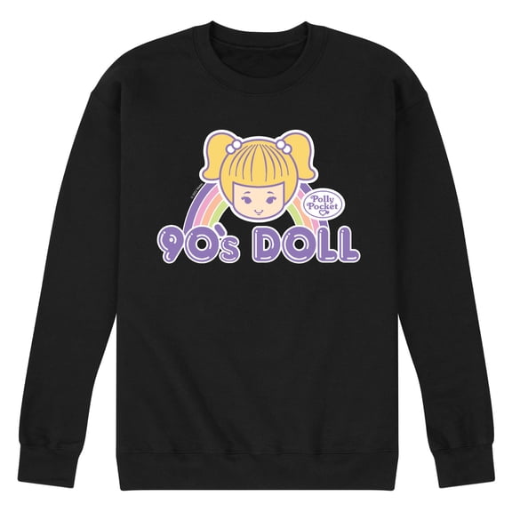 Polly Pocket - 90s Doll - Men's Crew Neck Fleece Pullover