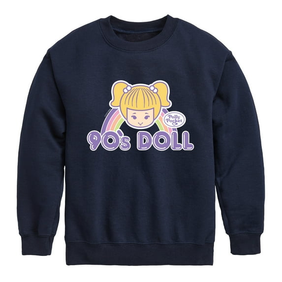 Polly Pocket - 90s Doll - Toddler And Youth Crewneck Fleece Sweatshirt