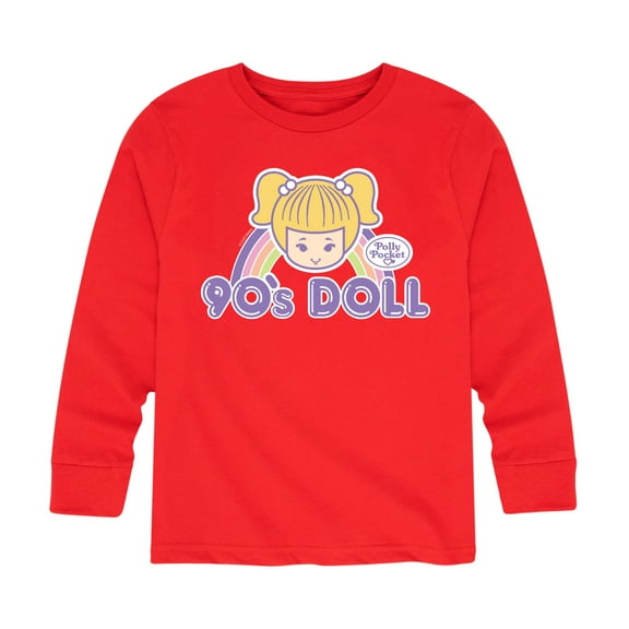 Polly Pocket - 90s Doll - Toddler And Youth Long Sleeve Graphic T-Shirt