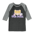 thumbnail image 1 of Polly Pocket - 90s Doll - Toddler And Youth Raglan Graphic T-Shirt, 1 of 3
