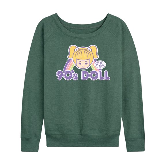 Polly Pocket - 90s Doll - Women's Lightweight French Terry Long Sleeve Shirt
