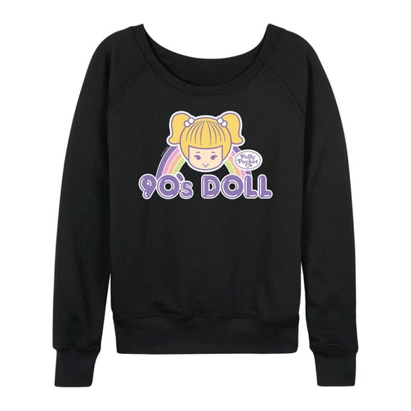 Polly Pocket - 90s Doll - Women's Lightweight French Terry Long Sleeve Shirt