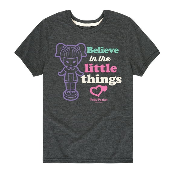 Polly Pocket - Believe In The Little Things - Toddler And Youth Short Sleeve Graphic T-Shirt