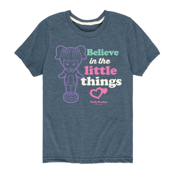 Polly Pocket - Believe In The Little Things - Toddler And Youth Short Sleeve Graphic T-Shirt