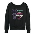 thumbnail image 1 of Polly Pocket - Believe In The Little Things - Women's Lightweight French Terry Long Sleeve Shirt, 1 of 4