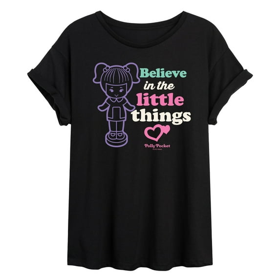 Polly Pocket - Believe In The Little Things - Women's Oversized Graphic T-Shirt