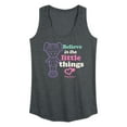 thumbnail image 1 of Polly Pocket - Believe In The Little Things - Women's Racerback Tank Top, 1 of 4