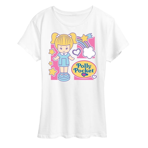 Polly Pocket - Blonde Retro Polly Doll - Women's Short Sleeve Graphic Tee