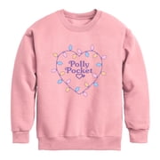 Polly Pocket - Christmas Heart Boys Graphic Long Sleeve Fleece Sweatshirt