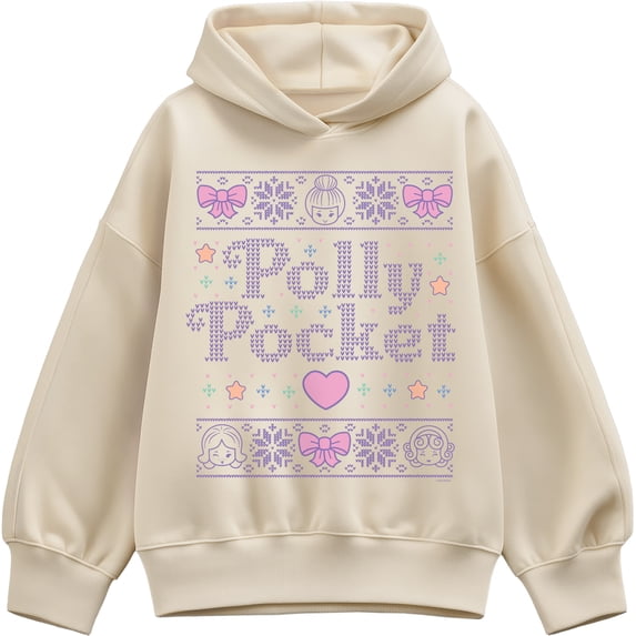 Polly Pocket - Christmas Sweater - Women's Oversized Fleece Hoodie Sweatshirt