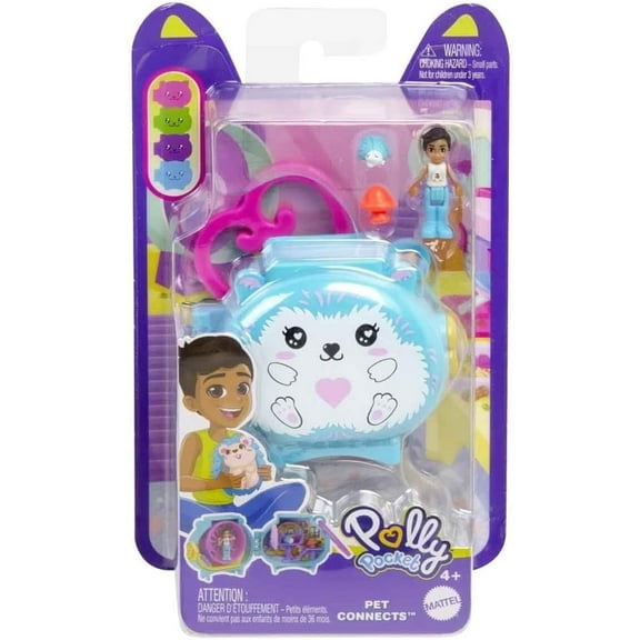 Polly Pocket Pet Connects Hedgehog Micro Playset