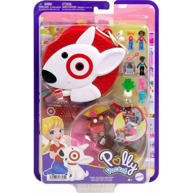 Mattel Polly Pocket Bullseye Adventure Playset, Micro Store, Dolls