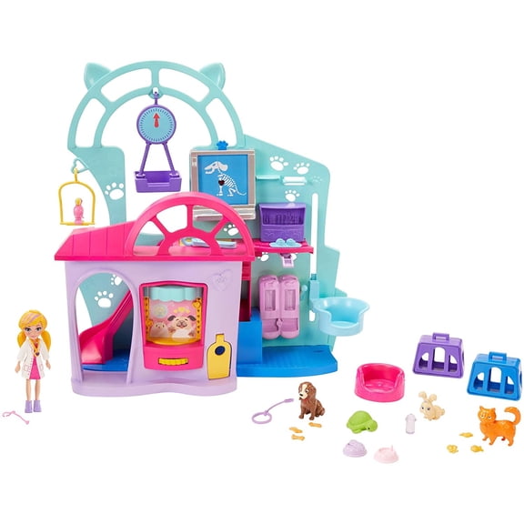 Polly Pocket: Cuddle & Care Pet Vet Playset