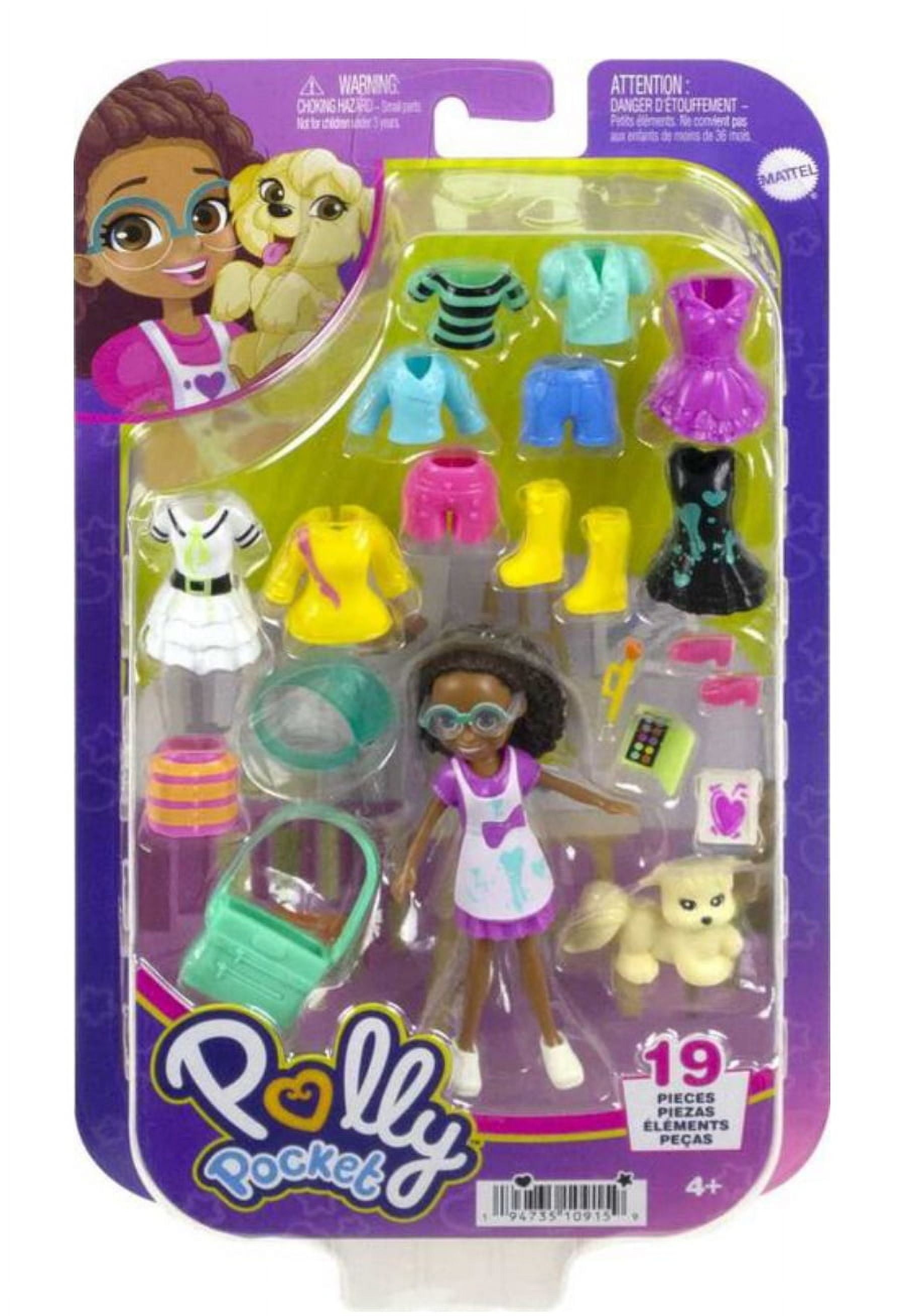 Ripley - SET POLLY POCKET DE JUEGO BOLSO BAÚL BAHÍA MÁGICA HKV47 BAUL
