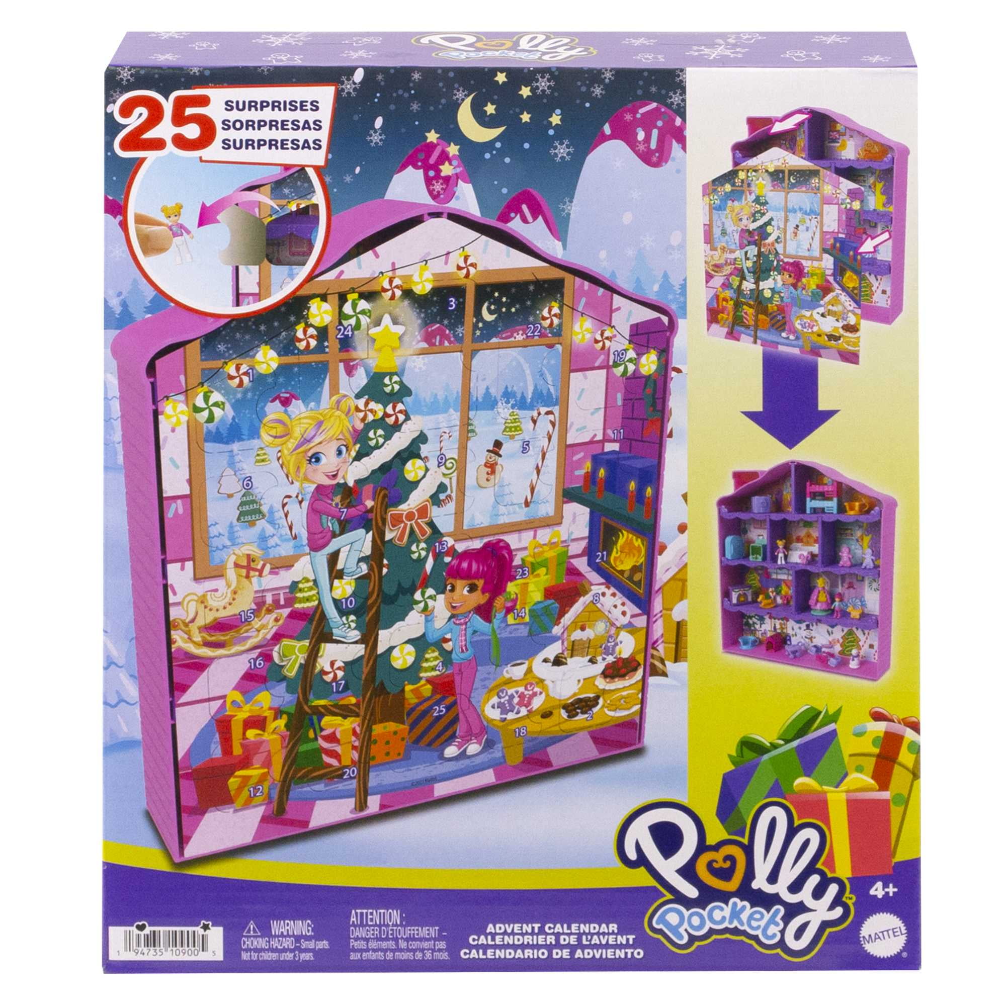 Polly Pocket Dolls and Playset Advent Calendar
