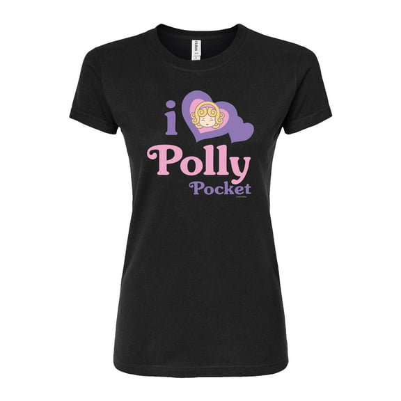 Polly Pocket - I Love Polly Pocket - Junior's Fitted Graphic T-Shirt