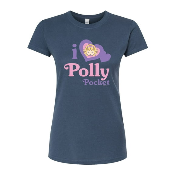 Polly Pocket - I Love Polly Pocket - Junior's Fitted Graphic T-Shirt