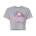 thumbnail image 1 of Polly Pocket - I Love Polly Pocket - Juniors Cropped Cotton Blend T-Shirt, 1 of 4
