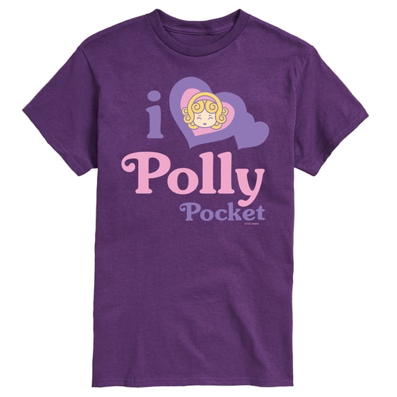 Polly Pocket - I Love Polly Pocket - Men's Short Sleeve Graphic T-Shirt
