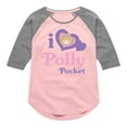 thumbnail image 1 of Polly Pocket - I Love Polly Pocket - Toddler And Youth Girls Raglan Graphic T-Shirt, 1 of 3