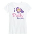 thumbnail image 1 of Polly Pocket - I Love Polly Pocket - Women's Short Sleeve Graphic T-Shirt, 1 of 4