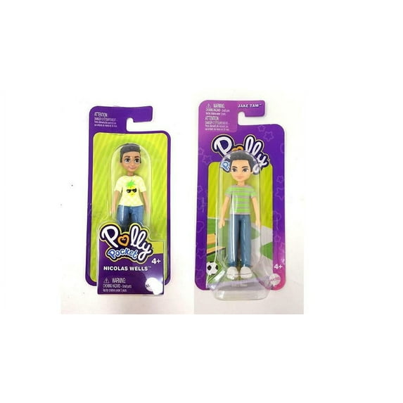 Polly Pocket Impulse Doll Collection, 2 in, 2 packs