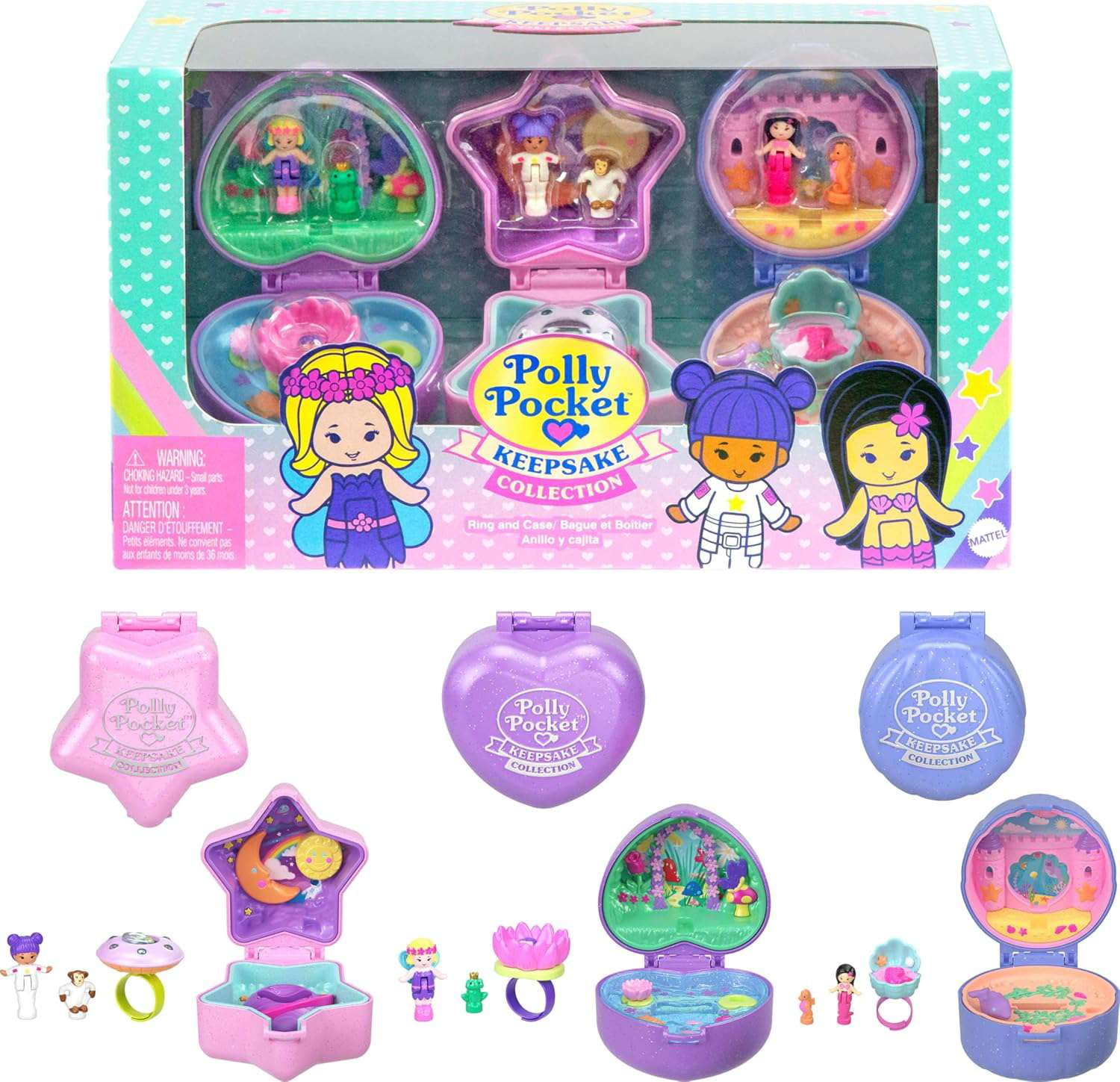 ★最安値★Polly Pocket Keepsake Collection Polly Pocket Keepsake Collection Ring & Case (The Heritage Ring