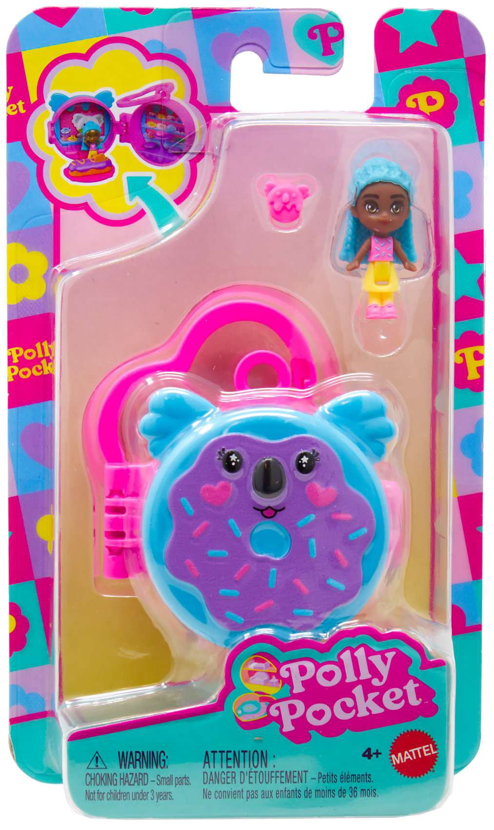 Polly Pocket Koala Donut Shop Micro Playset - Walmart.com