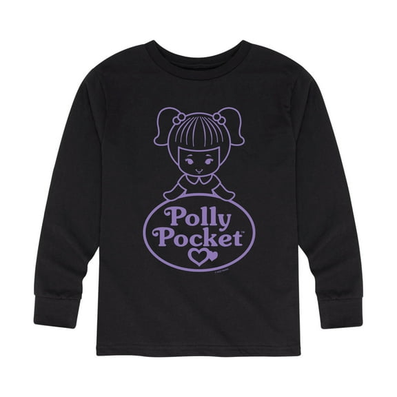 Polly Pocket - Logo And Doll - Toddler And Youth Long Sleeve Graphic T-Shirt