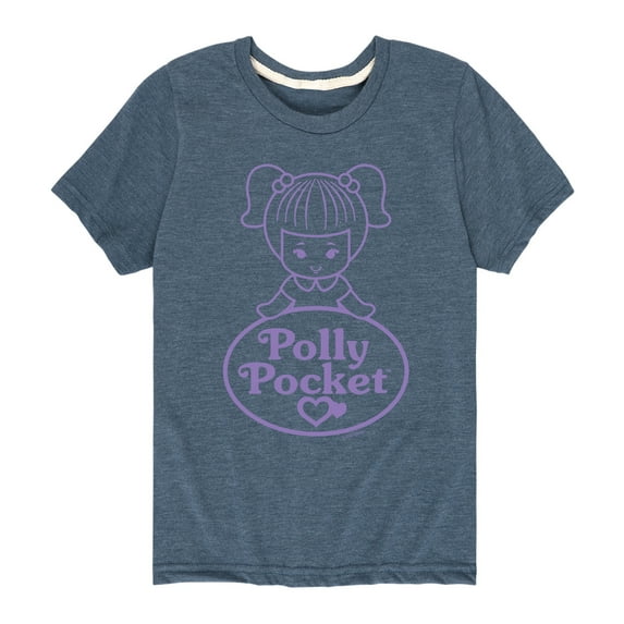 Polly Pocket - Logo And Doll - Toddler And Youth Short Sleeve Graphic T-Shirt