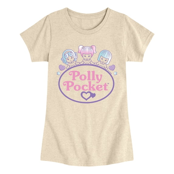 Polly Pocket - Logo - Youth Girls Fitted Short Sleeve T-Shirt