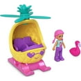 thumbnail image 1 of Polly Pocket Micro Doll with Pineapple-Themed Die-cast Helicopter and Mini Pet, Travel Toys, 1 of 5