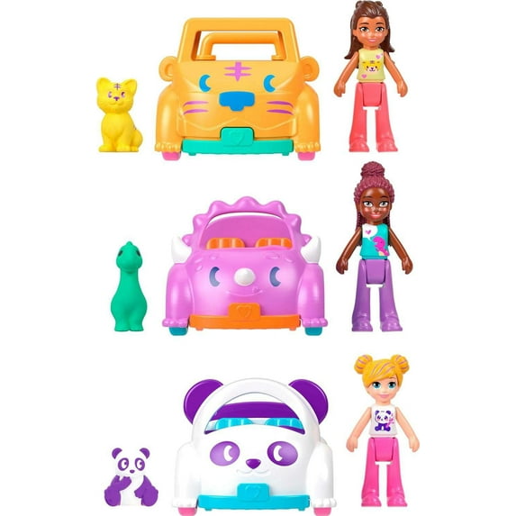 Polly Pocket Micro Vehicle 3-Pack