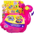 thumbnail image 1 of Polly Pocket Mini Toys, Large Compact Playset with 2 Micro Dolls and Accessories, Flamingo Party, Travel Toys and Gifts for Kids, 1 of 7