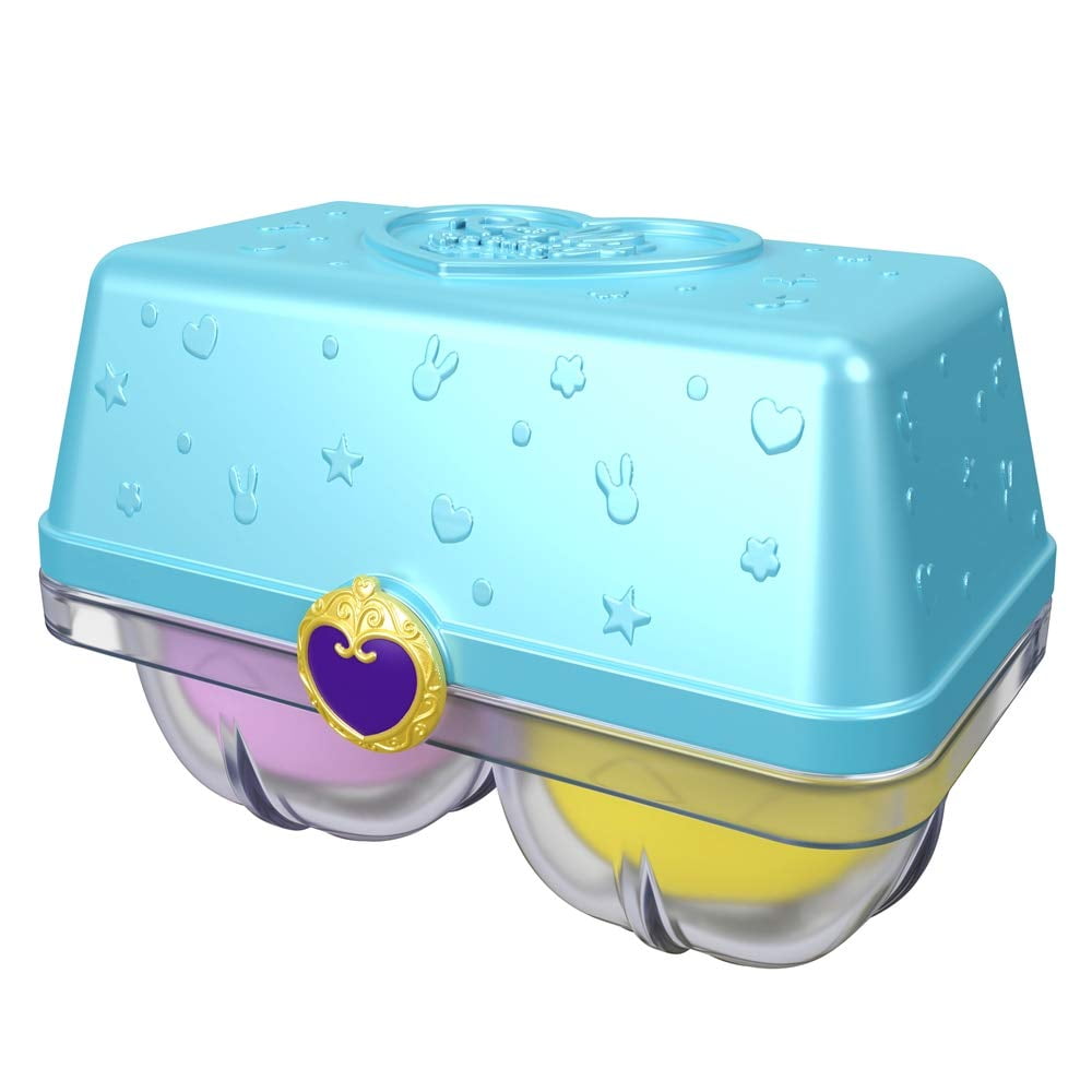 Polly Pocket Mystery Surprise Egg Carton Blue Nighttime Cityscape