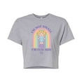 thumbnail image 1 of Polly Pocket - Not Small Fun Size - Junior's - Women's Cropped T-shirt, 1 of 5