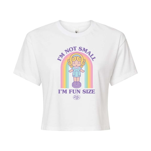 Polly Pocket - Not Small Fun Size - Junior's - Women's Cropped T-shirt